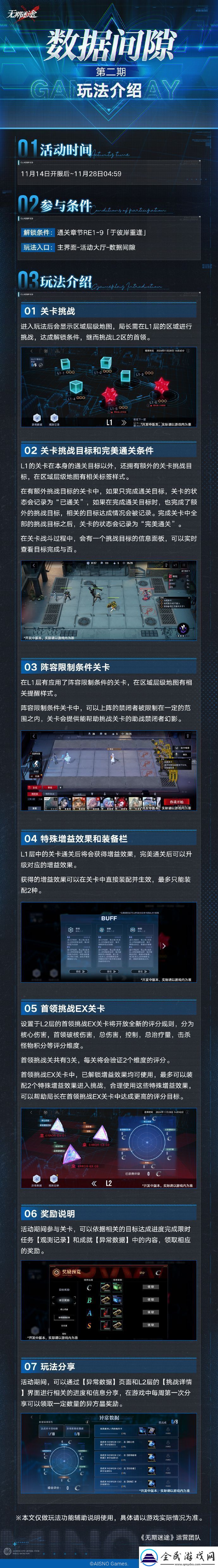 無期迷途數(shù)據(jù)間隙第二期怎么玩